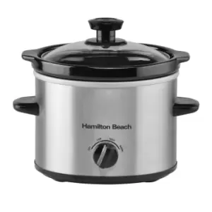 image of 'The Mighty Mini' 1.8L Silver Slow Cooker