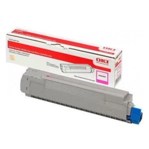 image of OKI 46508710 Magenta Laser Toner Ink Cartridge