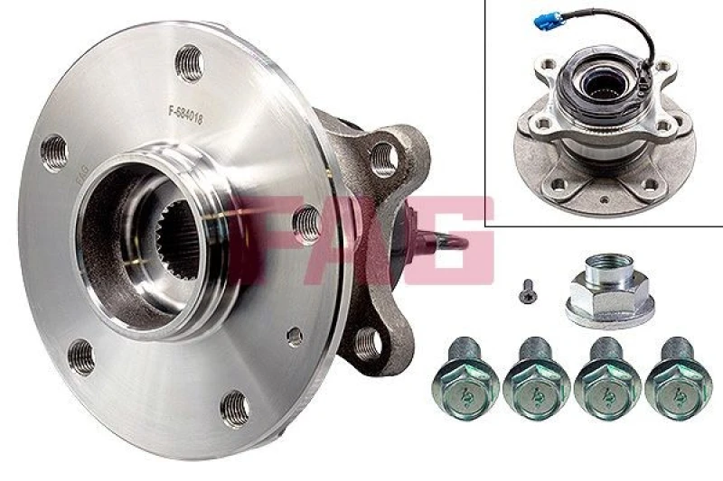 Image of Wheel bearing kit FAG 713 6237 50