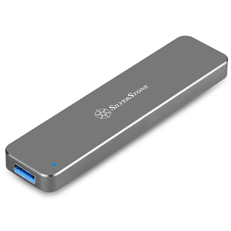 Image of Silverstone MS09 SSD enclosure Charcoal M.2
