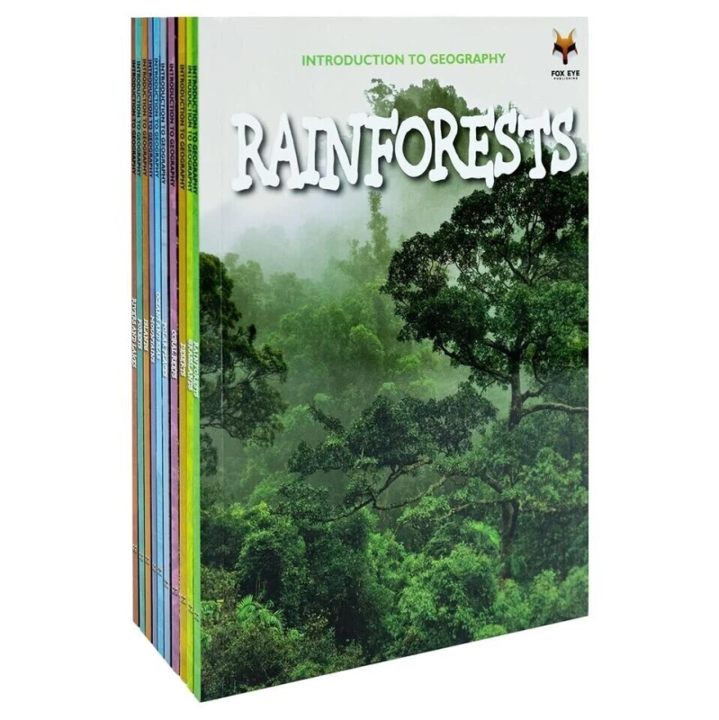 Image of Childrens Introduction to Geography for Beginners 10 Book Collection Set (Coral Reefs, Deserts) Jasmine Brooke Books