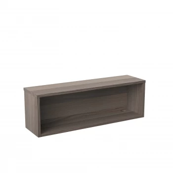 Image of Reception Modular 1200W Straight Hutch Unit - Grey Oak