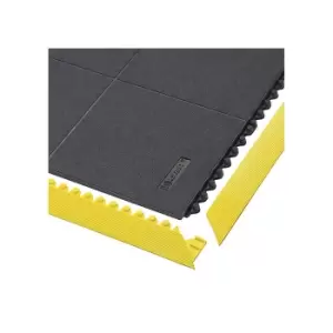 Image of Cushion Ease Solid closed natural rubber plug-in system, LxWxH 910 x 910 x 19 mm, black