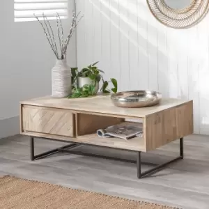 Image of Pacific Marca Coffee Table, Natural Acacia Wood Natural
