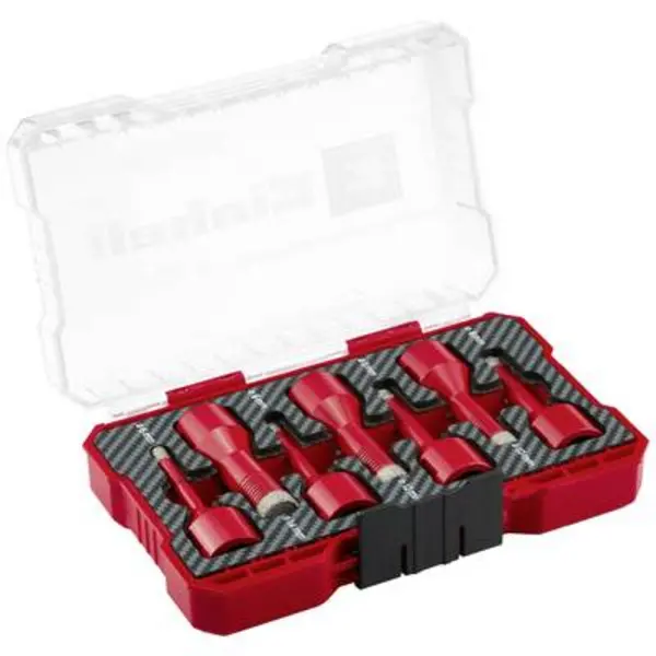 image of Einhell 500400 Tile drill bit set 7 Piece 6 mm, 8 mm, 10 mm, 12 mm, 14mm M14 1 Set 500400