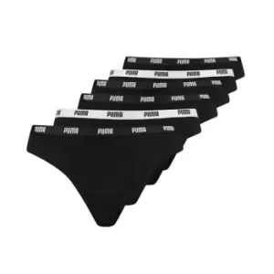 Image of Puma String Briefs Womens - Black