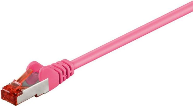 Image of Microconnect SSTP605PI networking cable Pink 5m Cat6 S/FTP (S-STP)