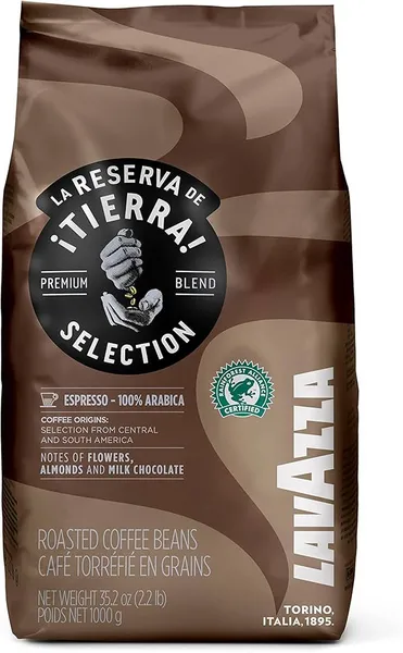 image of Lavazza Tierra La Reserva De Selection Beans Coffee 1kg