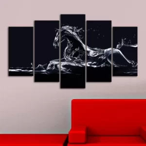 Image of 5PMDF-4 Multicolor Decorative MDF Painting (5 Pieces)