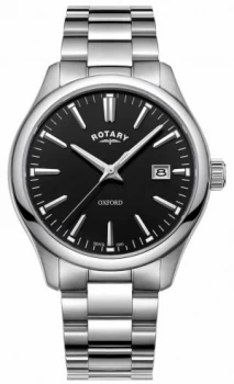 Image of Rotary Mens Oxford Stainless Steel Bracelet GB05092/04 Watch