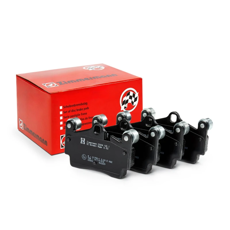 Image of ZIMMERMANN 23694.165.1 Brake pad set Rear Axle, prepared for wear warning indicator, Photo corresponds to scope of supply Brake Pad Set,disc brake (4