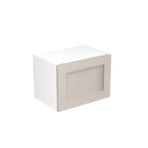 Image of KitchenKIT Shaker 50cm Wall Bridge Unit - Matt Light Grey