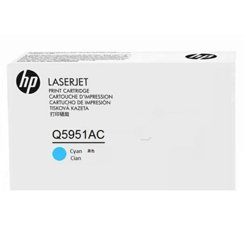 Image of HP Q5951AC/643A Toner cartridge cyan Contract. 10K pages/5% for HP Col