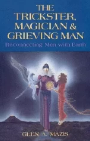 Image of trickster magician and grieving man reconnecting men with earth