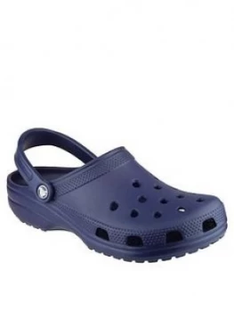 Image of Crocs Classic Clogs - Navy, Size 8, Men