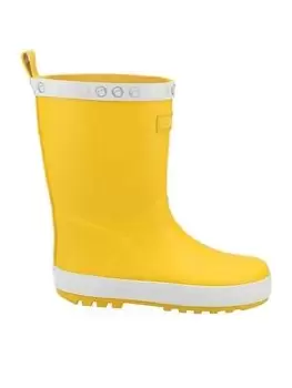 Cotswold Prestbury Wellington Boots, Yellow, Size 5 Older