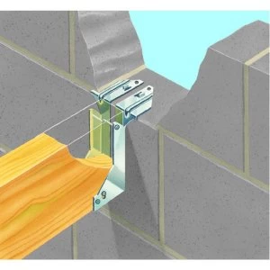 Image of Wickes Galvanised Joist Hanger 50x100mm