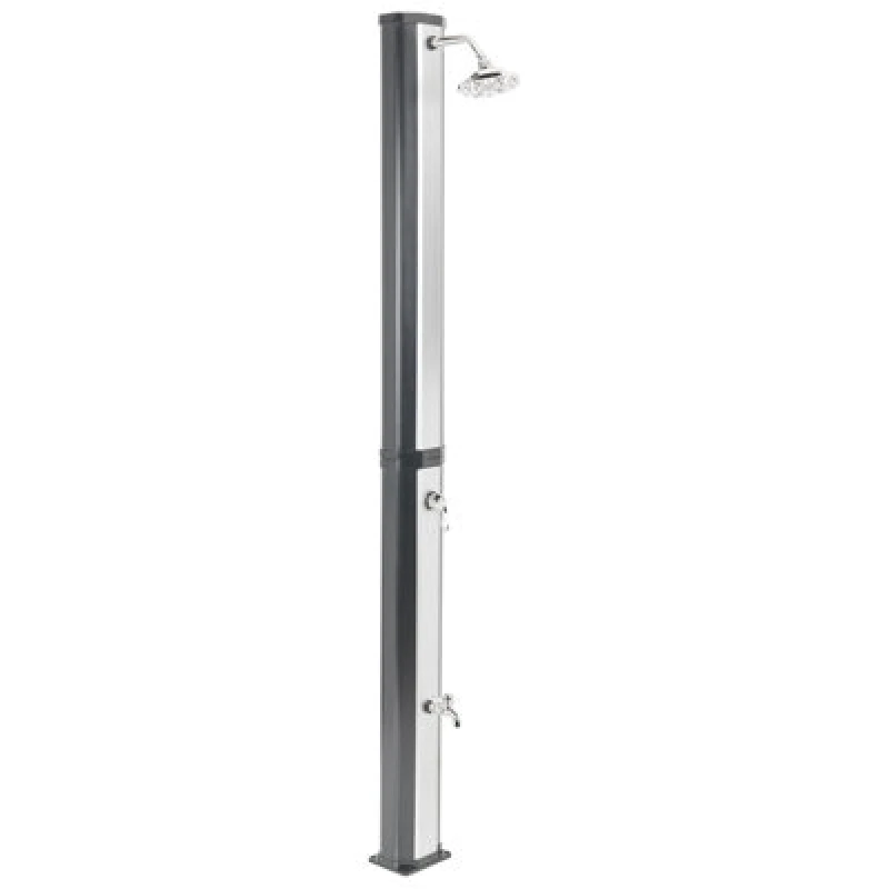 Image of Beliani Freestanding Outdoor Solar Shower Topocalma Silver