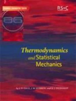 Image of Thermodynamics and Statistical Mechanics by Gale Hardback