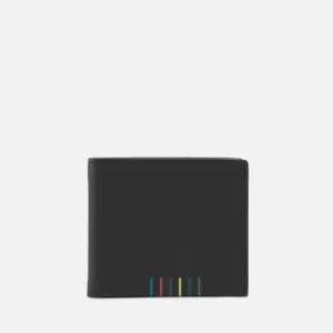 Image of Paul Smith Mens Stripe Bifold Wallet - Black