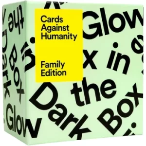 Image of Cards Against Humanity Family Edition First Expansion Glow In The Dark Box