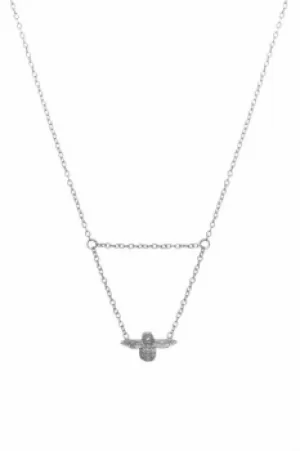Image of Ladies Olivia Burton Silver Plated 3D Bee Moulded Bee Necklace OBJ16AMN07