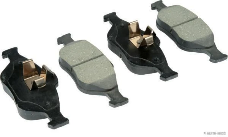 Image of HERTH+BUSS JAKOPARTS J3603063 Brake pad set Front Axle, with staples Brake Pad Set,disc brake (402)