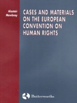 Image of Cases and Materials on the European Convention on Human Rights by A. R Mowbray Paperback