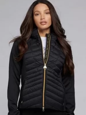 Image of Barbour International Carnaby Sweat -black, Black, Size 12, Women