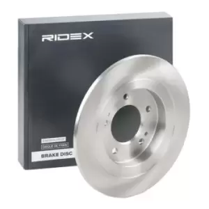 Image of RIDEX Brake disc HYUNDAI,KIA 82B1906 584113Q000,584113V500,S584113V500 Brake rotor,Brake discs,Brake rotors 584113Q000,584113R700,584113V500