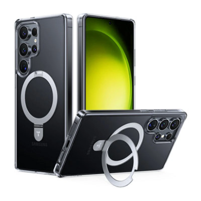 Image of Torras Ostand Case For Samsung S25 Ultra Clear