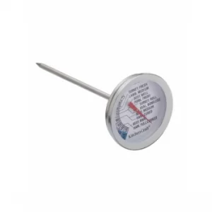 image of KitchenCraft Stainless Steel Meat Thermometer 5cm