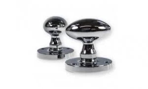 image of LocksOnline Small Oval Mortice Door Knob Set