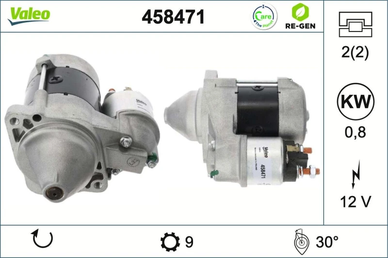 Image of Starter motor VALEO 458471