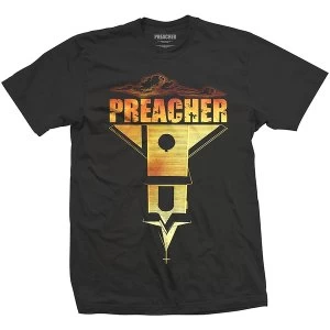 Image of Preacher - Church Blend Unisex Large T-Shirt - Black