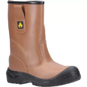 Image of Amblers Mens Safety FS142 Water Resistant Safety Rigger Boots Tan Size 5
