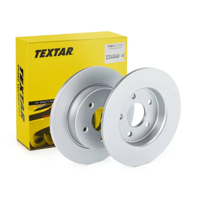 Image of TEXTAR 92133703 Brake disc solid, Coated, without wheel studs Brake Disc (82)