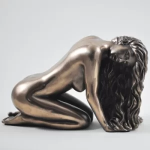Image of Suggestion Lady Cold Cast Bronze Sculpture