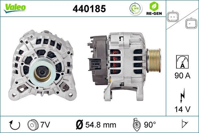 Image of Alternator VALEO 440185