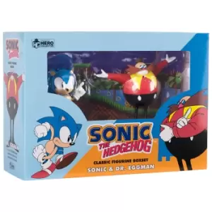 Image of Eaglemoss Sonic & Dr Eggman Figurine Box Set