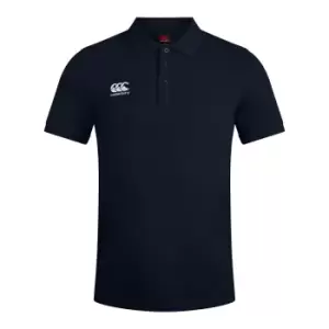 Image of Canterbury Mens Waimak Polo Shirt (L) (Navy)