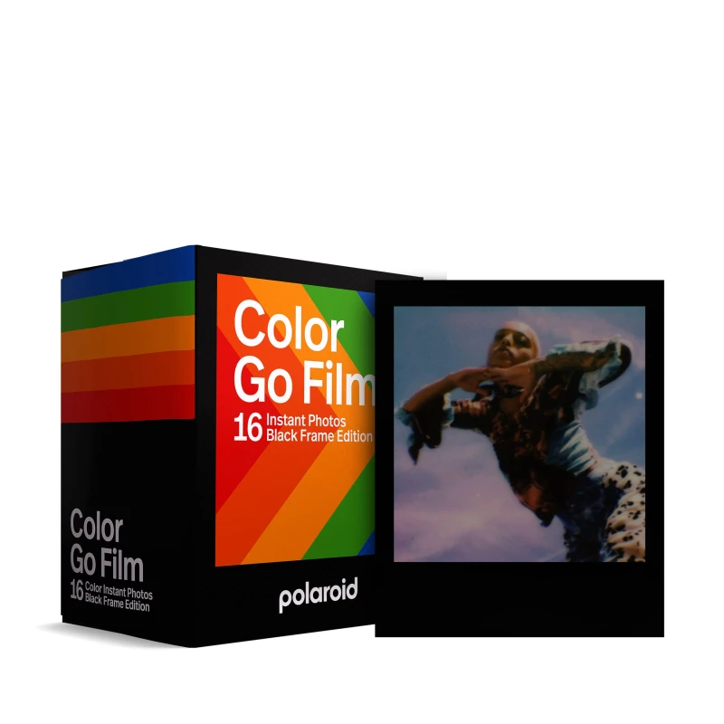 Image of Polaroid Go Film Double Pack 16 Photos - Black Frame
