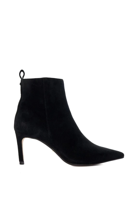 Image of Dune London 'Obsessively' Suede Ankle Boots Black