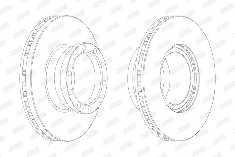 Image of Brake disc JURID 567402J