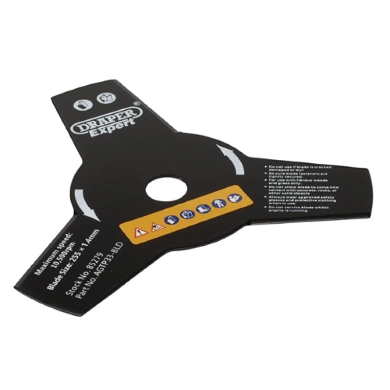 Image of Draper 3-Tooth Brush Cutter Blade, 255mm