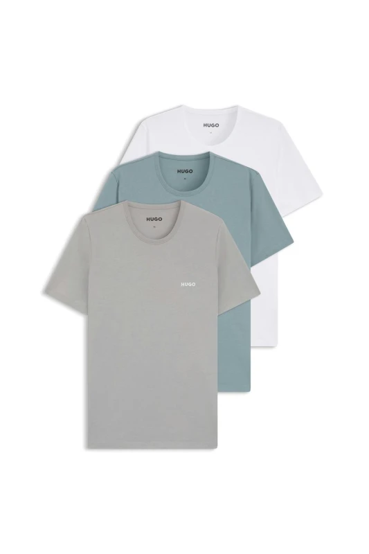 Image of Debenhams Debenhams Men T-Shirt Triple Pack Multi Size: Small Multi S Male 4063549803996