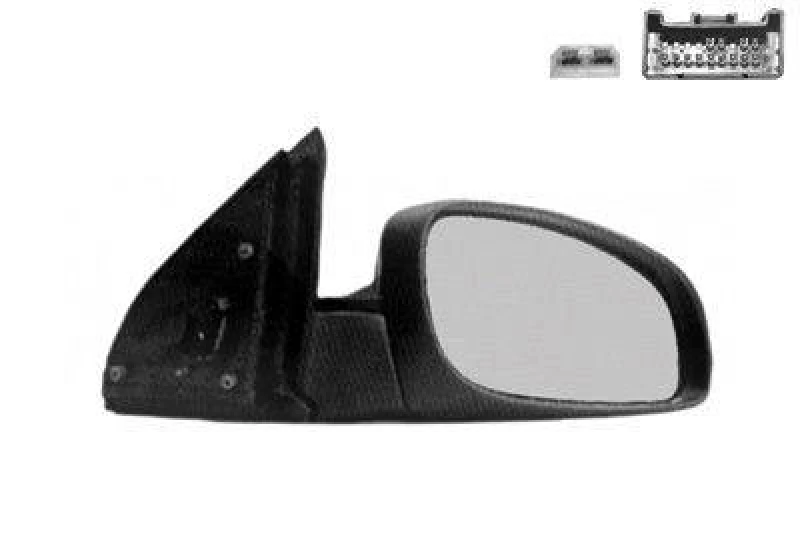 Image of VAN WEZEL 3768828 Wing mirror * HAGUS * Right, with memory, primed Outside Mirror (50)