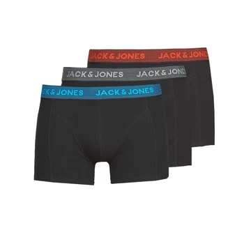 image of Jack Jones JACWAISTBAND mens Boxer shorts in Black - Sizes XL,S,M,L,XL