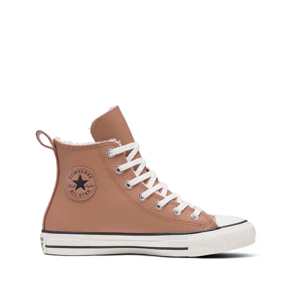 Kids Chuck Taylor All Star Hi Warm Winter Leather High Top Trainers