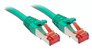 image of Lindy Cat.6 S/FTP 1.5m networking cable Green Cat6 S/FTP (S-STP)